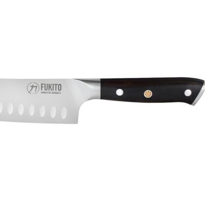 Santoku knife Fukito Ebony X50 18cm