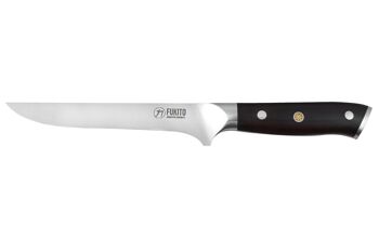 Couteau à désosser Fukito Ebène X50 15cm 1
