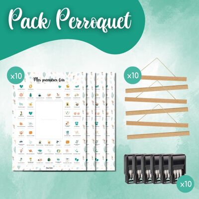 Pack Perroquet (Affiche "Mes Premières Fois)