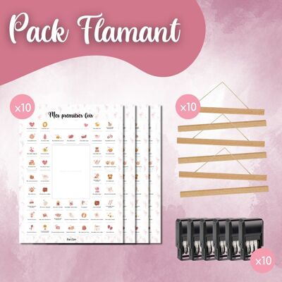 Pink Flamingo Pack (Poster „Mein erstes Mal“)