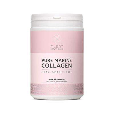 Plent Beauty Collagen – Reines Meereskollagen – Rosa Himbeere – 300 g