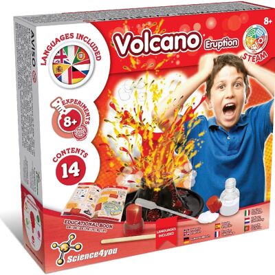 Vulkanausbruch – Lernspielzeug