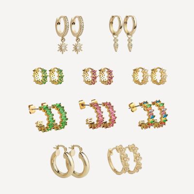 Starter pack - hoop earrings / mini hoop earrings