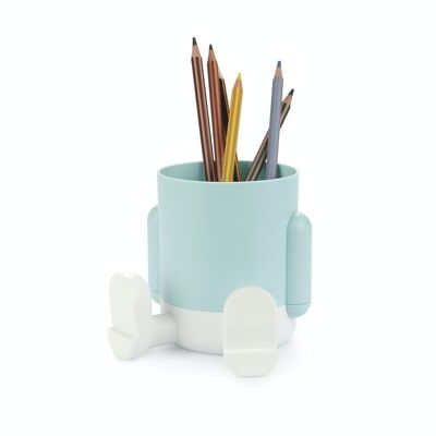 Crayon Holder / Pencil Holder Mr Sitty Blue