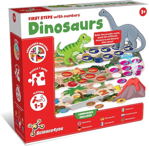 First Steps with Numbers - Dinosaurs Educational Toy