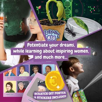 Achat Science4you Wonder Women Kit scientifique avec expériences  scientifiques pour enfants de 8 à 12 ans et plus, jouet pour filles de 8 ans  et plus avec kit de bricolage pour filles