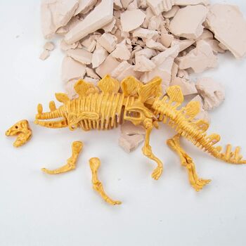 Excavation fossile de stégosaure - Jouet éducatif 5