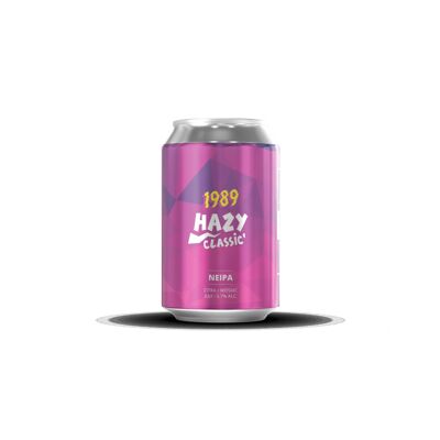Cerveza artesanal turbia clásica – NEIPA – 5.7% – lata de 33 cl