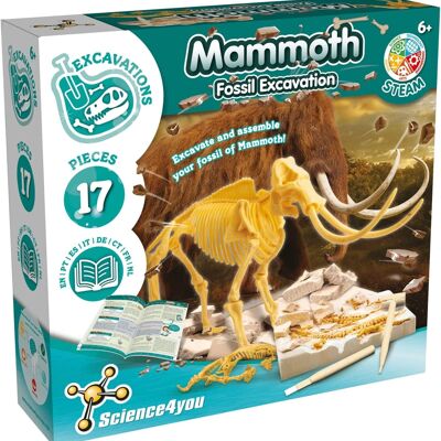 Excavación de fósiles de mamut - Juguete educativo