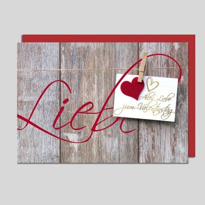 Carte de voeux HAPPY VALENTINE'S DAY