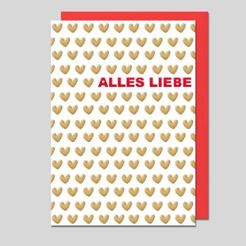 Carte de voeux TOUT AMOUR 1