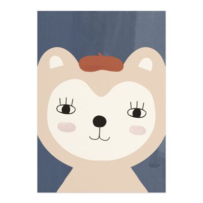 Miao-la-la! Poster per bambini con animali, carta ecologica e imballaggio