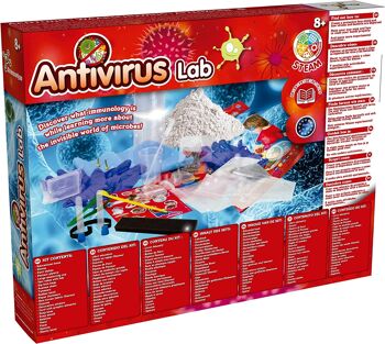 Science4you Antivirus Lab Science Kit pour enfants de 8 à 14 ans, ensemble de chimie pour enfants rempli d'expériences scientifiques : fabriquez votre propre savon, créez des bactéries et des champignons - Jouet éducatif pour garçons, filles de 8 ans et plus 2