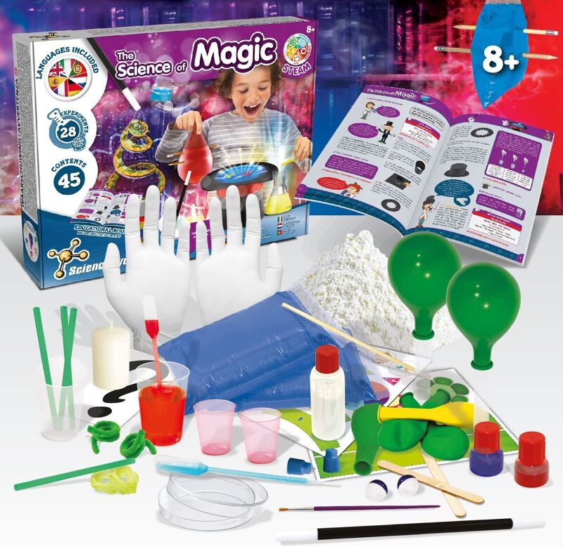 Science4you Wizard Science – 19 Activités Magie & Potions – Cadeau Enfant 8+ Ans
