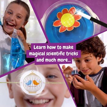 Science4you The Science of Magic - Ensemble de magie pour enfants de 8 ans avec 28 tours de magie pour enfants - Ensemble de magie pour enfants avec potions magiques et baguettes magiques pour enfants - Jeux pour garçons et filles de 8 ans et plus 6