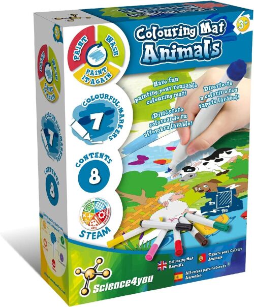 Colouring Mat Animals - Educational Toy