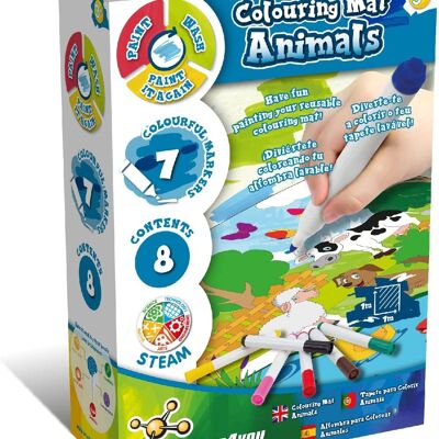 Tappetino da colorare Animali - Giocattolo educativo