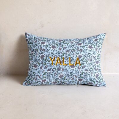 YALA embroidered cushion