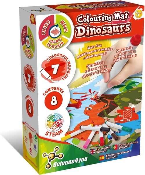 Colouring Mat Dinosaurs - Educational Toy