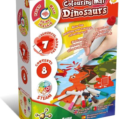 Tappetino da colorare Dinosauri - Giocattolo educativo