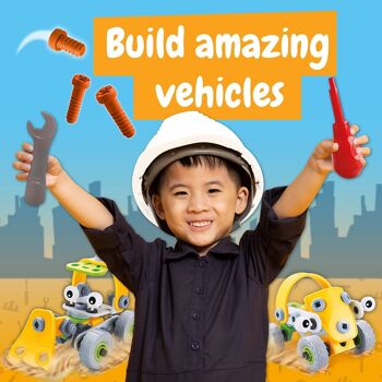 Kit de mécanique pour enfants - Tracteur et voiture 4