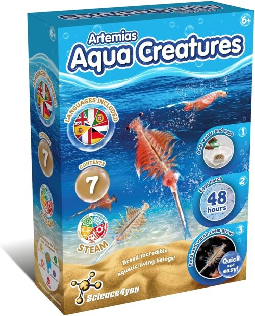 Achat Science4you Artemias Créatures marines aquatiques (famille Triops) –  Kit de culture de dragons aquatiques – Comprend des œufs aquatiques – Kits  scientifiques pour enfants de 6 7 8 9 10 ans