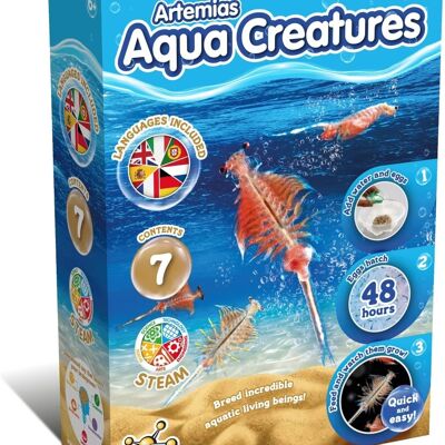 Science4you Artemias Créatures marines aquatiques (famille Triops) – Kit de culture de dragons aquatiques – Comprend des œufs aquatiques – Kits scientifiques pour enfants de 6 7 8 9 10 ans et plus Jouet éducatif garçons et filles