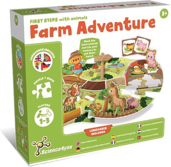 Premiers pas avec les animaux - Jouet éducatif Farm Adventure 1