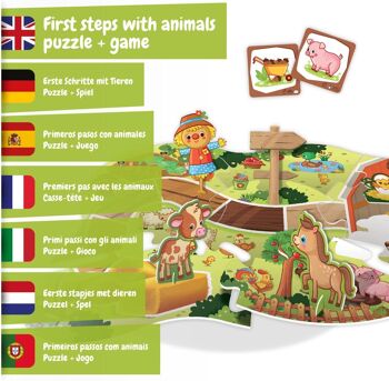 Premiers pas avec les animaux - Jouet éducatif Farm Adventure 2