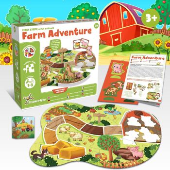 Premiers pas avec les animaux - Jouet éducatif Farm Adventure 3
