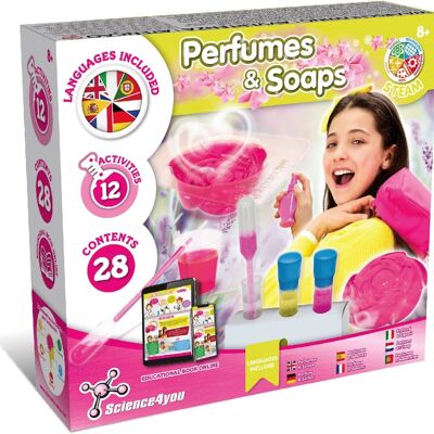 Kit para hacer perfumes y jabones para niños