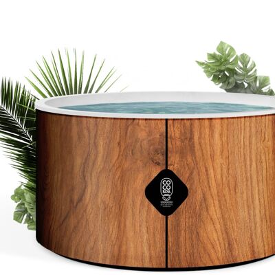 Bañera de hidromasaje hinchable COCO SPA - TAHITI | 6 personas| 180 cm de diámetro | Calefacción y masaje