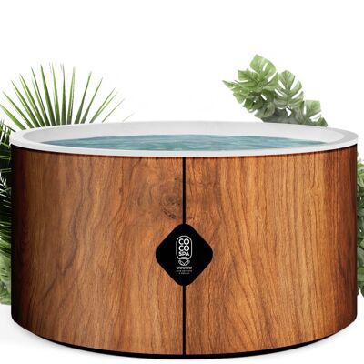 Bañera de hidromasaje hinchable COCO SPA - TAHITI | 6 personas| 180 cm de diámetro | Calefacción y masaje