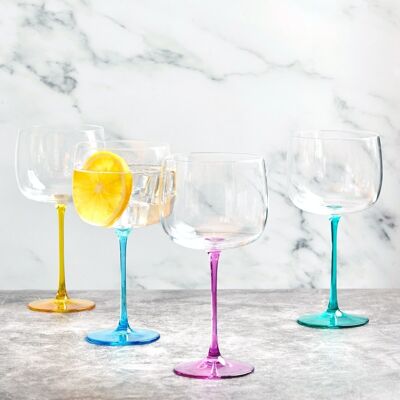 Ensemble de 4 verres à gin Gala