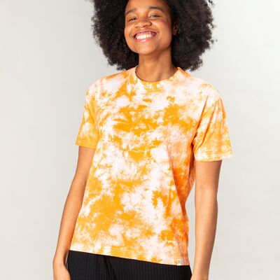 Brook Bright Orange Tie Dye T-shirt