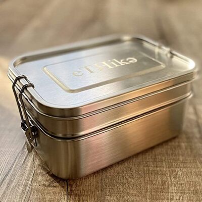 Stainless Steel Lunch Box Double Layer (Double Tier)