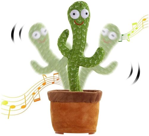 Dancing Cactus with Sound - 35cm