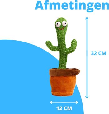 Cactus dansant avec son - 35 cm 3