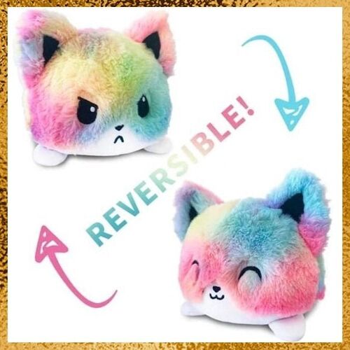 Mood Knuffel Regenboog - Reversibel