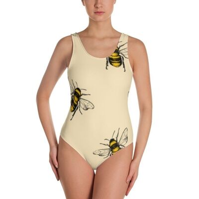 Bee - Brazilian cut one-piece swimsuit