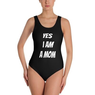 Yes i am Mom - One Piece Swimsuit