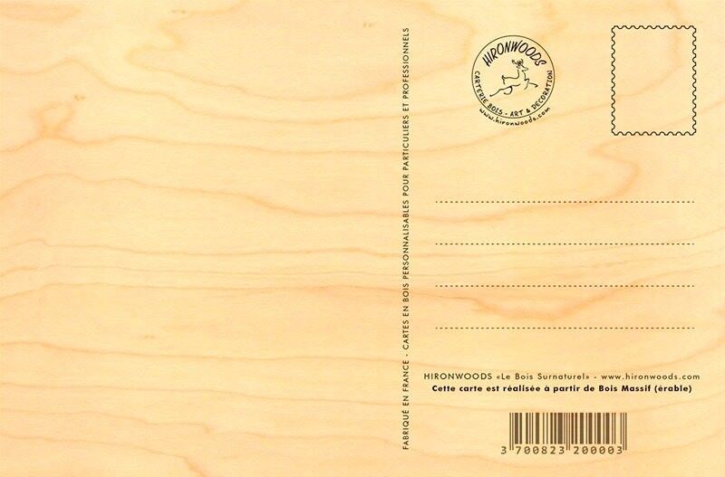 CARTE EN BOIS COMBIS MONTAGNE