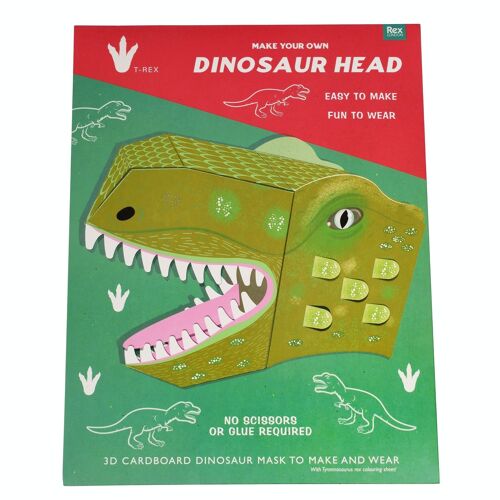 Make your own dinosaur head