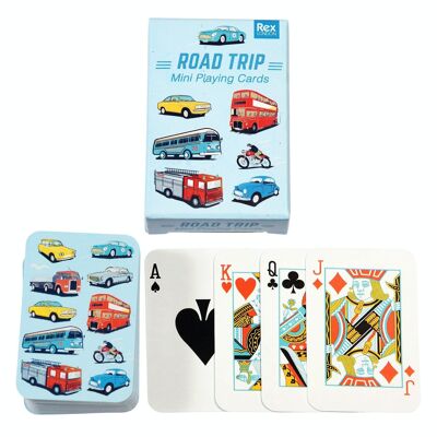 Mini cartes à jouer - Road Trip