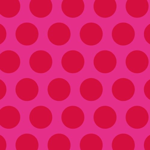 Wrapping paper sheets - Red spot on pink