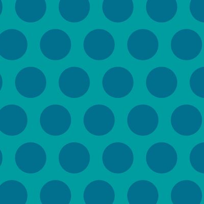 Wrapping paper sheets - Blue spot on turquoise
