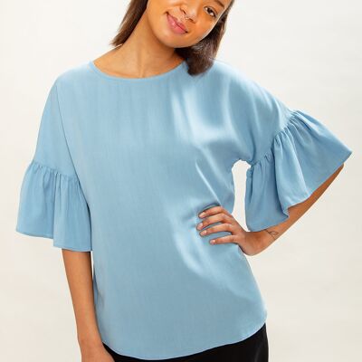 Liia Blouse Forget-me-not blue
