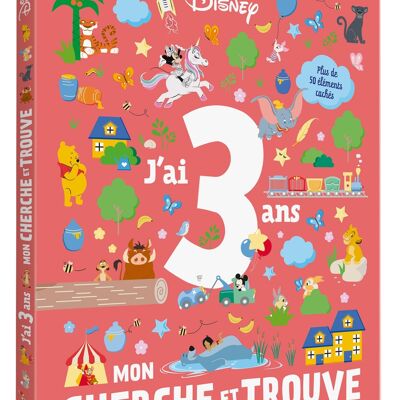 BOOK - DISNEY - My seek and find - I am 3 years old