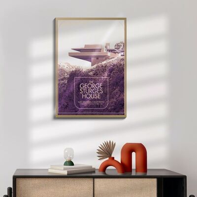 Poster in limitierter Auflage – George Sturges House – Siebdruck – Plakat