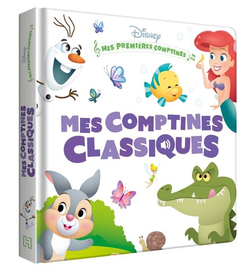 LIVRE - DISNEY BABY - Mes premières comptines - Mes comptines classiques